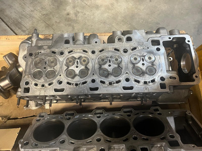 M67D39 398D1 Motorblock mit Kurbelwelle Zylinderkopf Kolben BMW E65 E66 E67 740d