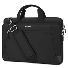 MOSISO Laptop Bag for Men 15.6 inch, 15-16 inch Large inches, Black