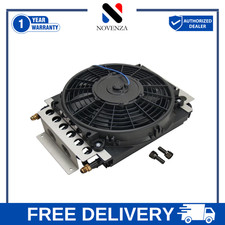 Derale 16 Pass Electra-cool Remote Cooler -6an Inlets 10 Fan - 15.75 X 11.5