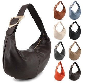   Damentasche Schultertasche Handtasche Shopper Bag echt Leder Made in Italy  