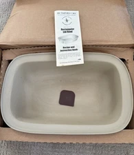 Pampered Chef Rectangular Lid/Bowl Baker #1435, Family Heritage New Never Used