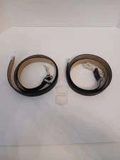 jasgood Womens Leather Belt Black 47 In. Long Pack Of 2