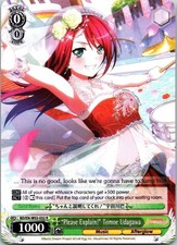 Please Explain! Tomoe Udagawa BD/EN-W03-032 Weiss Schwarz Girls Band Party