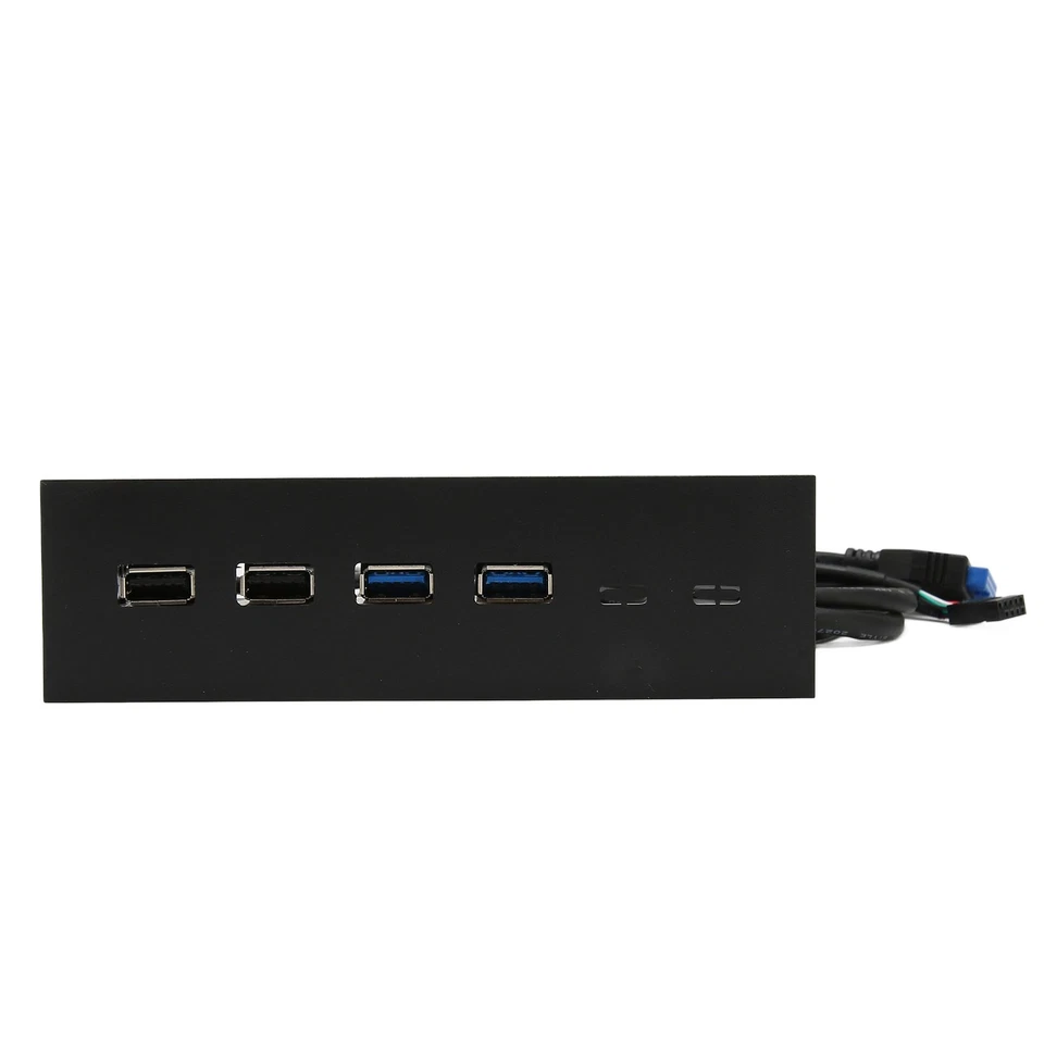 5.25in USB 3.0 Front Panel Hub 4 Ports 5Gbps High Speed 19pin USB Front Pane NEW - Bild 2 von 4