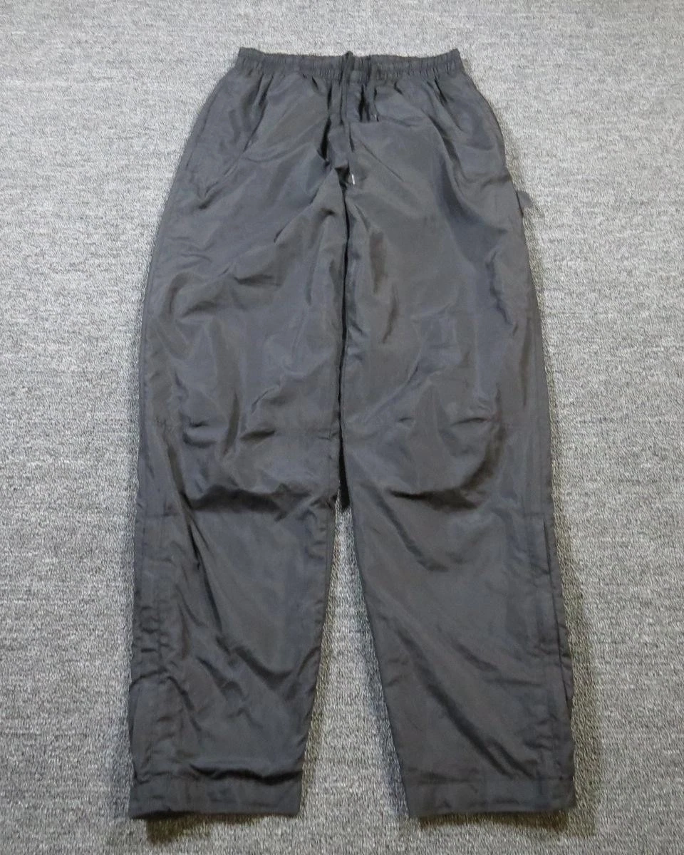 Frank Shorter Pants Mens Medium Black GORE-TEX Rain Elastic Waist Running Hiking