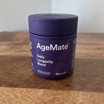 AgeMate Daily Longevity Blend 90g powder 30 Servings New Sealed Exp 03/2027