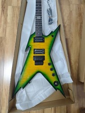 Us warehouseDean Razorback Dimebag Darrell Slime Green electric guitar HH pickup