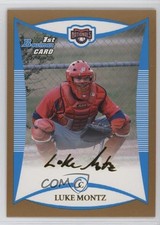 2008 Bowman Prospects Gold Luke Montz #BP43 3f4