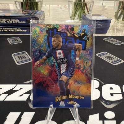 22-23 Topps Finest UCC The Man Kylian Mbappe Blue Refractor /150 PSG 🔥