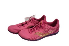 Saucony Havok XC Running Shoes Mens Size 12 Pink Gold Cross Country Spikes