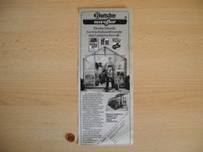 Reklame Werbeanzeige Bartscher novaflor Gewächshäuser Bartscher Geseke