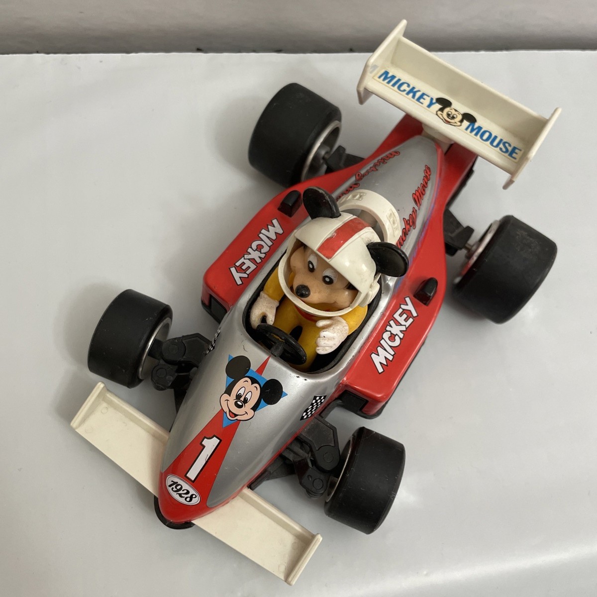 Vintage 1988 Walt Disney Mickey Mouse M-1 Champ 1928 Race Car