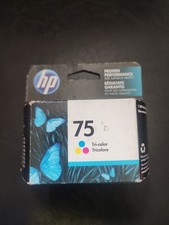 HP 75 Tri Color Ink Cartridge New in Box OEM Exp March 2020
