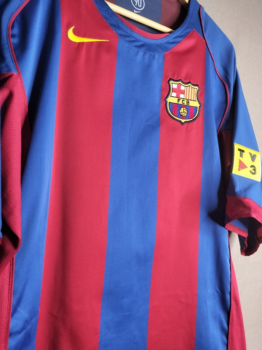 Maillot Domicile FC Barcelone 2004-2005 Lionel Messi 30 - Taille L - Neuf Avec étiquettes