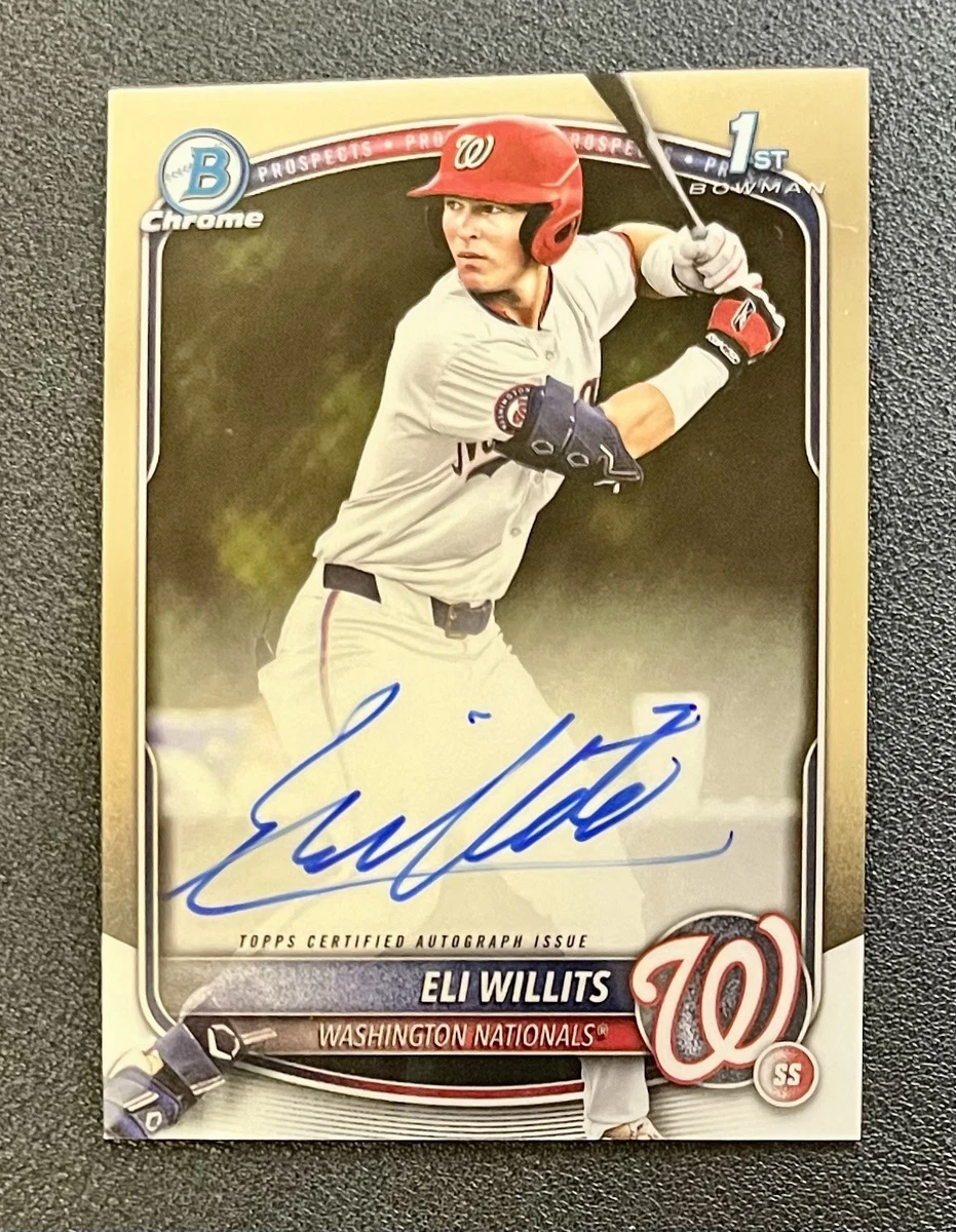 Bowman Washington Nationals Baseball Autographed Sports Trading