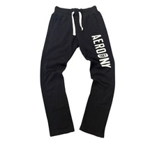 Men's Vintage Y2K Aeropostale Spell Out Patch Straight Leg Sweatpants XS Casual