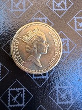 1995 £1 One Pound Coin - Welsh Dragon. Very Good Condition.