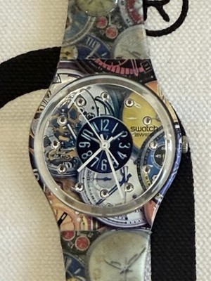 Swatch Watch GE216 TIMESPECTIVE Artist Manish Arora excellent working condition.
