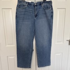 Seven7 Women's Loose Straight Jeans Size 16 Color Authentic NWT Seven 7