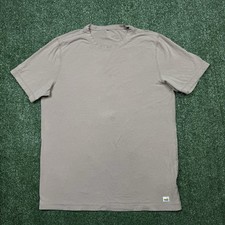 Vuori T Shirt Men's Size L Brown Short Sleeve Pima Cotton Athletic Stretch Fit