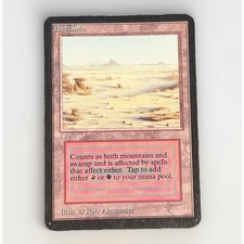 Badlands Alpha – MTG 1993 Dual Land Swamp Mountain