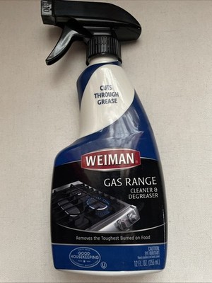 Weiman 12 Oz. Heavy Duty Gas Range Cleaner & Degreaser