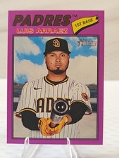 2026 Topps Heritage #293 Luis Arraez Purple San Diego Padres
