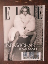 ELLE MAGAZINE SUMMER 2025 LINDSAY LOHAN THE RENAISSANCE ISSUE WOMENS STYLE NEW
