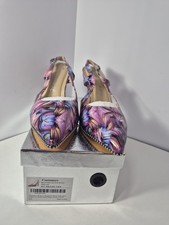 Castamere Women's Slingback Kitten Heels Closed Pointed Toe Dressy Pumps Size 7
