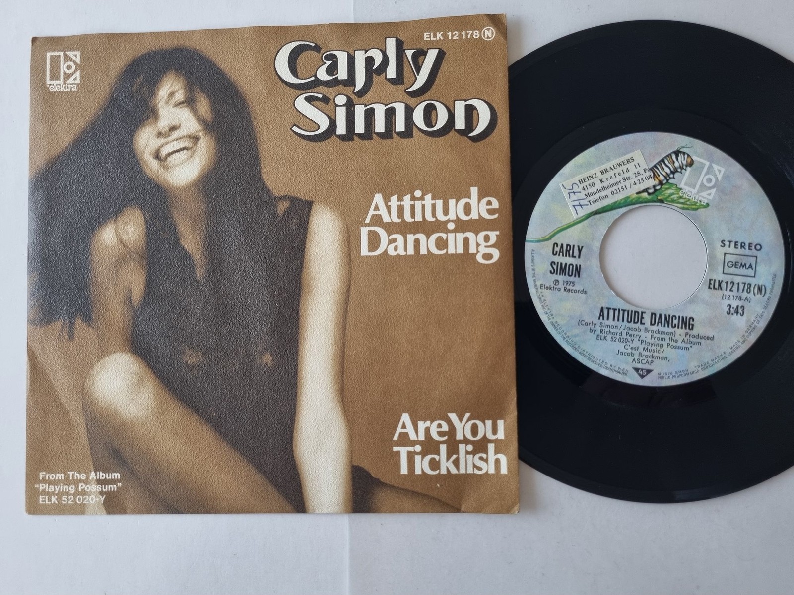 Carly Simon - Attitude Dancing 7'' Vinyl Germany