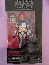 Hasbro Star Wars Clone Captain Rex Black Series 6 Inch Action Figure