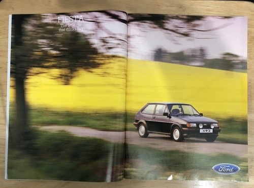 Ford Auto Verkaufsbroschüre 1985 Fiesta, Escort, Orion, Capri, Sierra, Granada. XR2 - Bild 4 von 24