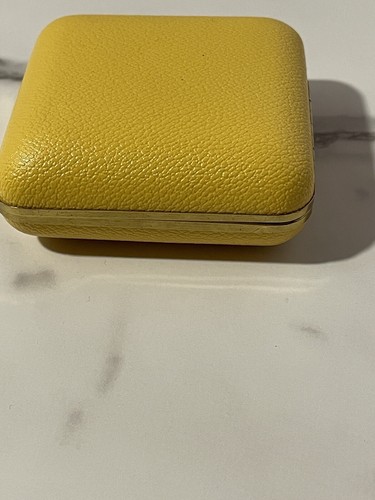 Vintage 1970er Jahre Europa 2 Juwelen Aufzieh Reisewecker gelb Hartschale - Bild 13 von 24