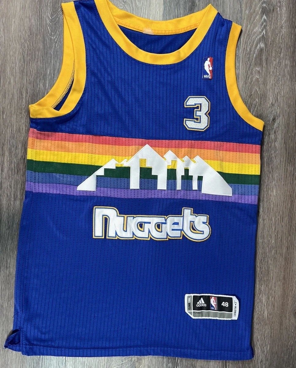 adidas Originals, Shirts, Denver Nuggets Rainbow Jersey