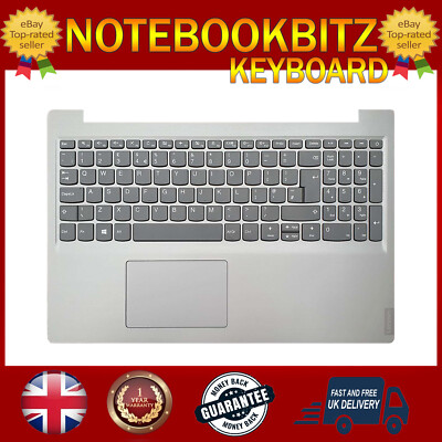 ERSATZ LENOVO IDEAPAD S145-15IGM HANDBALLENAUFLAGE ABDECKUNG + TOUCHPAD UK TASTATUR