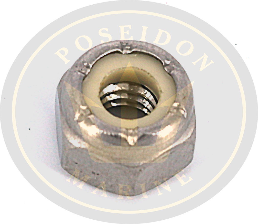 Lock Nut 1/4"" for MerCruiser RO: 11-13438 11-8267089 8267119; OMC 121731