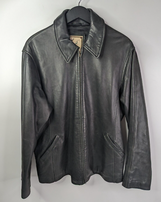 Luciano by Luis Alvear Women's Size XL Black Leather Jacket Soft
