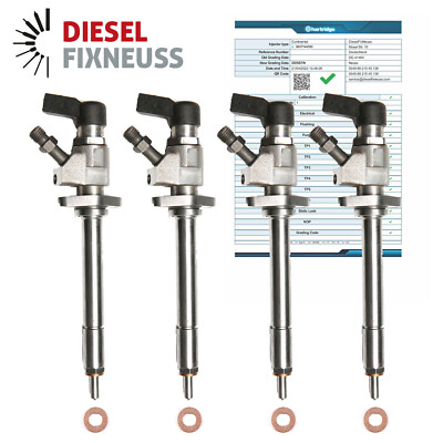 4x Injektor Einspritzdüse Ford C-Max S-max Mondeo Galaxy 2,0TDCI 9657144580-06