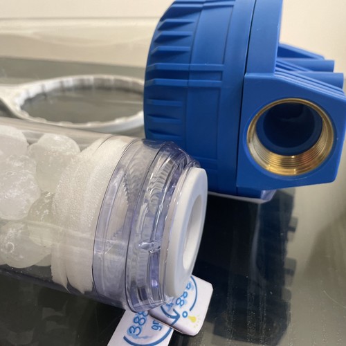 FILTRO ACQUA CONTENITORE E CARTUCCIA ANTICALCARE POLIFOSFATI SALE - Picture 6 of 7