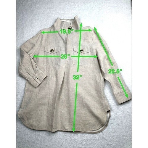 New Not/Tags- By Malene Birger BMB Bellah shirt in angora Women size 44 - Picture 4 of 14
