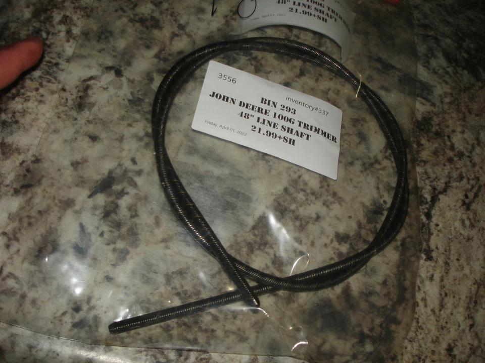 John Deere 100g 48" línea eje recortadora pieza solo contenedor 293 Foto 2 de 2