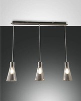 Fabas Luce Pendelleuchte Dafne E27 2000X830Mm Schwarz