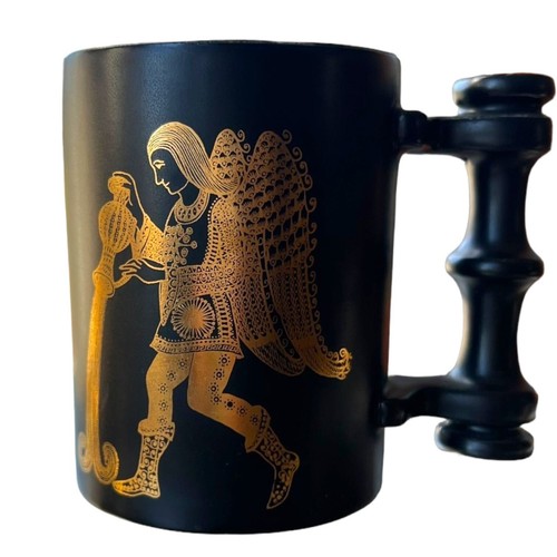 Portmeirion Pottery Zodiac by John Cuffley Aquarius the Water Carrier Mug - Picture 5 of 15
