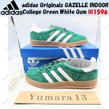 Image of adidas Originals GAZELLE INDOOR College Green White Gum IG1596 Men's Size