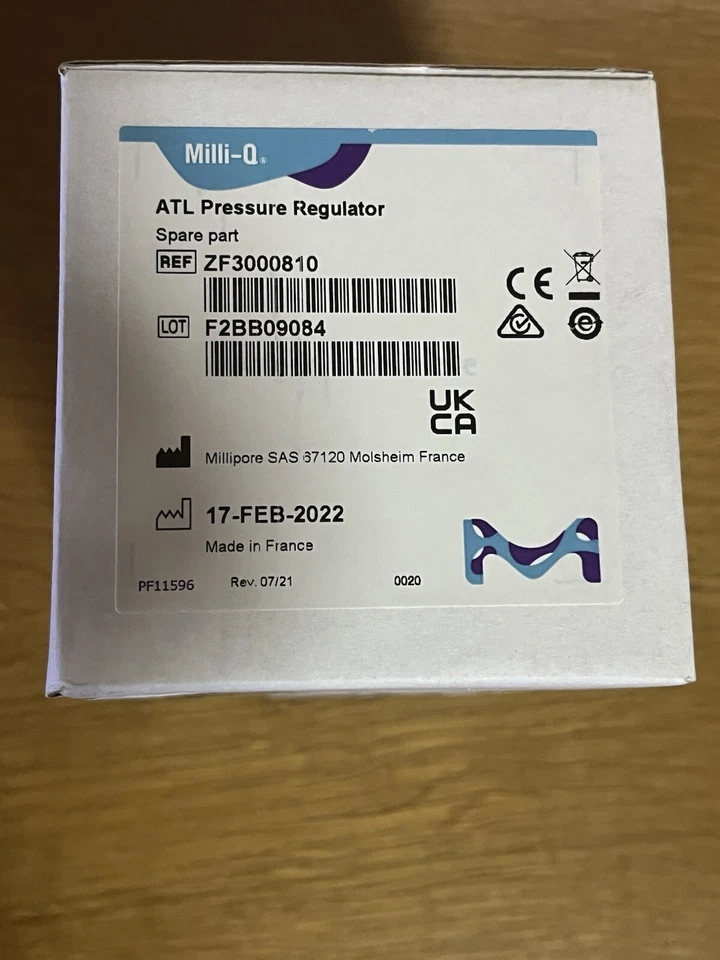 New Milli-Q ATL Pressure Regulator ZF3000810 - Image 2 of 3