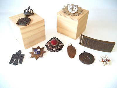 Vintage Jewelry small lot 9 pcs various types.