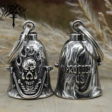 Ride It Like You Stole It Motorcycle Biker Luck Gremlin Riding Bell or Key Ring