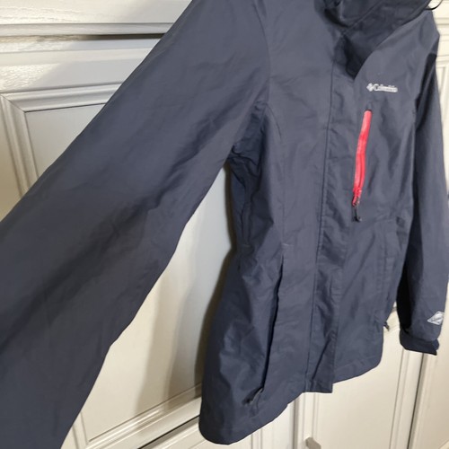 Columbia Sportswear Youth XS Titanium Winter Jacket Hooded Navy Omni-Tech - Picture 3 of 11