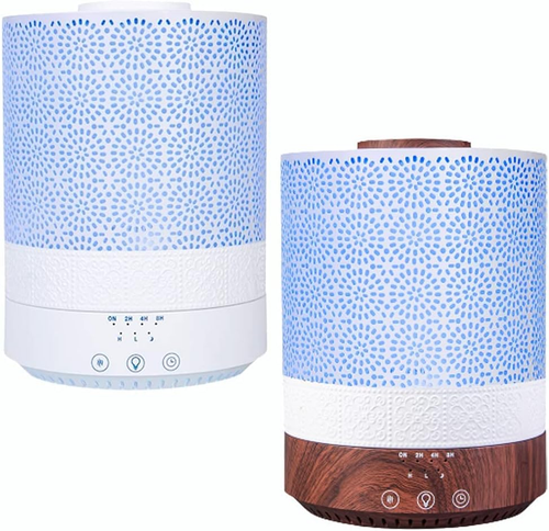 Premium Set of 2 2500 ML Large Essential Oil Diffusers for Large Rooms High Mist