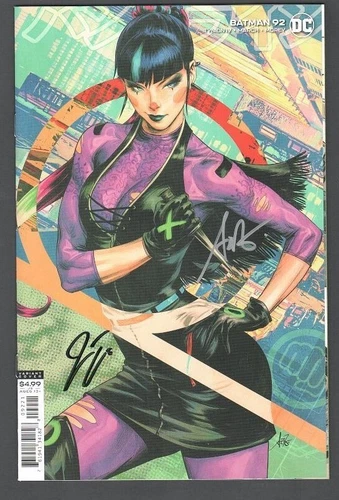 BATMAN #92 FIRST PUNCHLINE COV JAMES TYNION / STANLEY ARTGERM LAU VARIANT SIGNED